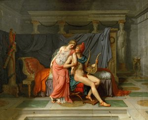The Loves of Helen og Paris av Jacques Louis David