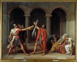Horatienes ed av Jacques Louis David