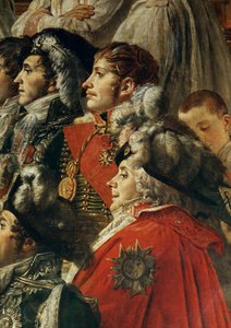Kroningen av Napoleon I av pave Pius VII i katedralen Notre-Dame i Paris … av Jacques Louis David