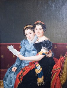 Zenaide og Charlotte Bonaparte av Jacques Louis David