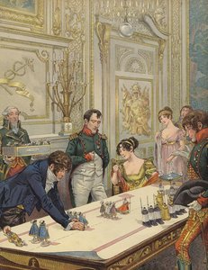 Napoleon og Josephine forbereder seg til kroningen deres