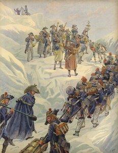 Passasje av Saint Bernard av Jacques Marie Gaston Onfray de Breville (Job)