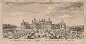 Chateau Chambord fra hagene. av Jacques Rigaud