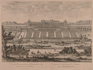 Chateau of St. Germain en Laye fra elven.