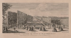 Blomsterhagen til Chateau Rambouillet av Jacques Rigaud