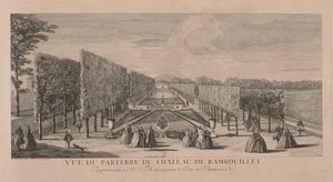 Blomsterhagen til Chateau Rambouillet. av Jacques Rigaud