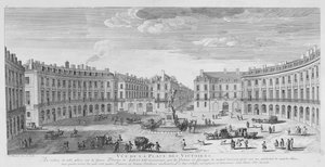 Place des Victoires, Paris (gravering)