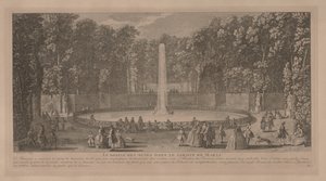 Musebassenget på Marli av Jacques Rigaud