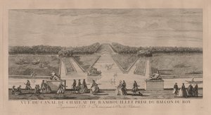 Chateau fra kanalen ved Rambouillet av Jacques Rigaud