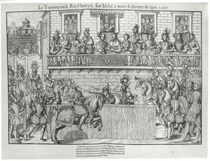 Turnering hvor Henri II mottok et dødelig sår, 30. juni 1559