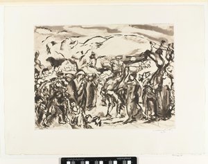 Høstefigurer Friesz, Les Vendanges (originaltittel) av Jacques Villon