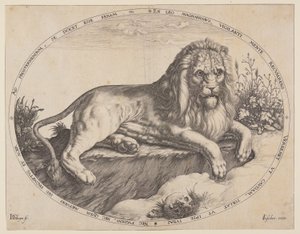 Den store løven. av Jacques de Gheyn II