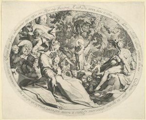 Miraklet med de fem brødene av Jacques de Gheyn II