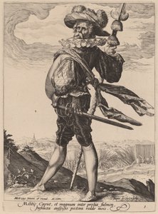 Oberst av Jacques de Gheyn II after Hendrik Goltzius