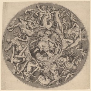 Neptuns rike av Jacques de Gheyn II after Willem Danielsz van Tetrode