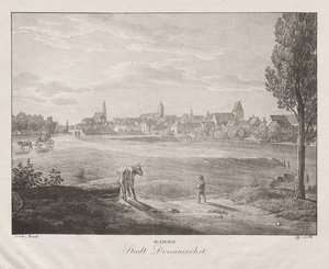 Bayern, byen Donauworth av Jakob Alt