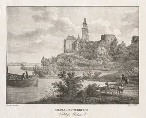Nedre Østerrike, Walseel Castle. av Jakob Alt