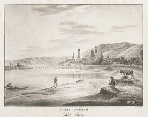 Niederösterreich, by Stein, 1819. av Jakob Alt