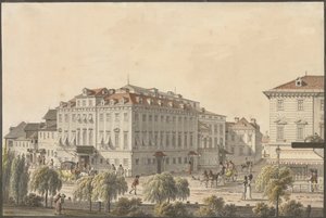 Teateret i Wien, ca 1816.