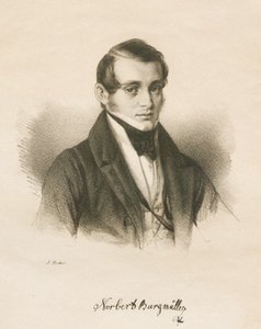 Portrett av komponisten Norbert Burgmüller 1810-1836, 1836