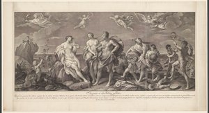 Bacchus og Ariadne av Jakob Frey (I)