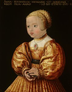 Portrett av Anna av Østerrike på to år, 1530