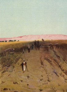 En østlig motorvei (farge litho) av James (after) Clark