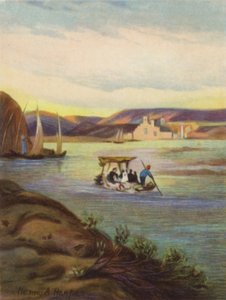 "Bir" på Eufrat (farge litho)