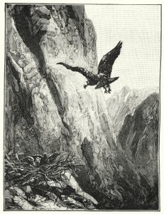 Ørneredet i Sinai-fjellet (litho)