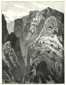 Fjellene nær Jeriko (litho) av James (after) Clark