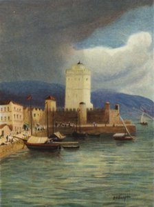 Thessalonica, nå kalt Salonica (farge litho)