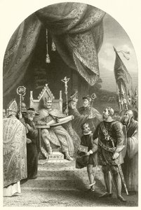 King John forsegling Magna Charta (gravering) av James (after) Lonsdale