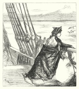 Sjøside heksametre (gravering) av James Abbott McNeill (after) Whistler