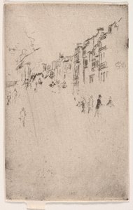 Et fragment av Piccadilly. av James Abbott McNeill Whistler
