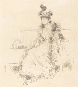 En kvinne sittende, 1893. av James Abbott McNeill Whistler