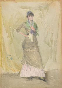 En notat i grønt, 1883-1884. av James Abbott McNeill Whistler