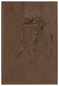 En venetiansk kanal, 1879-1880. av James Abbott McNeill Whistler