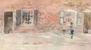 En studie, fra skissen i akvarell av J McNeill Whistler, c1880-årene 1903-1904. av James Abbott McNeill Whistler