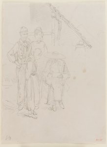 En kunstnerskisse, 1858. av James Abbott McNeill Whistler