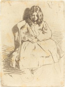 Annie Sittende, 1858. av James Abbott McNeill Whistler
