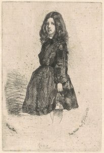 Annie, c. 1857. av James Abbott McNeill Whistler