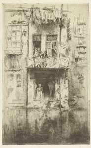 Balkong til et hus i Amsterdam Balkong, Amsterdam av James Abbott McNeill Whistler