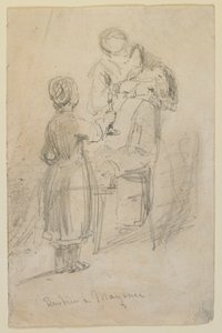 Frisør i Mainz, 1858. av James Abbott McNeill Whistler