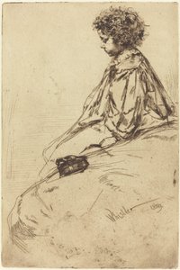 Bibi Lalouette, 1859. av James Abbott McNeill Whistler