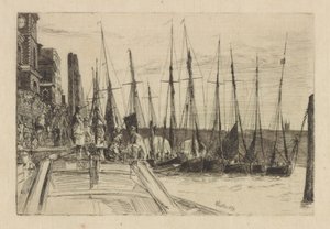Billingsgate, 1859. av James Abbott McNeill Whistler