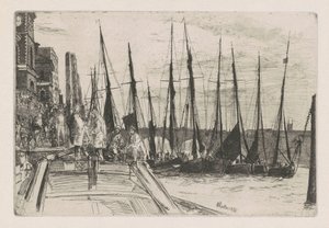 Billingsgate, 1859. av James Abbott McNeill Whistler