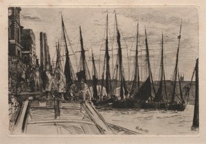 Billingsgate, 1859. av James Abbott McNeill Whistler