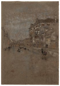 Kanal i Venezias tobakkslager, 1879-1880. av James Abbott McNeill Whistler