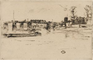 Chelsea, 1879. av James Abbott McNeill Whistler