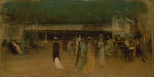 Cremorne Gardens, nr. 2, ca. 1870-80. av James Abbott McNeill Whistler